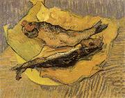 Claude Monet, Bloaters on a Piece of Yellow Paper